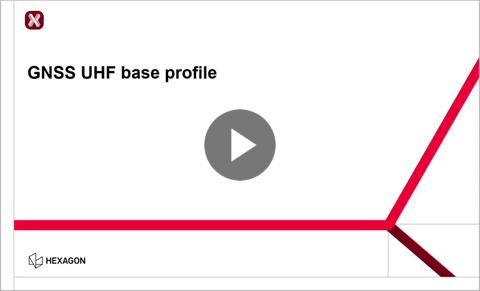 Leica X-PAD tutorial - GNSS UHF base profile - I&G-LGS-EN