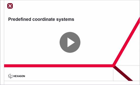 Leica X-PAD tutorial - Setting up predefined coordinate system - I&G-LGS-EN