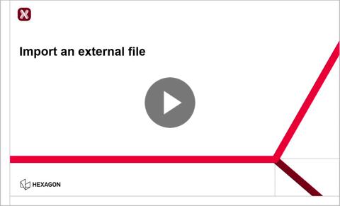 Leica X-PAD tutorial - Import an external file - I&G-LGS-EN